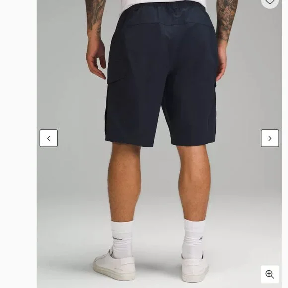 NWT Lululemon Athletica Men's Stretch Cotton VersaTwill Cargo Pocket Short 10" - Picture 3 of 7
